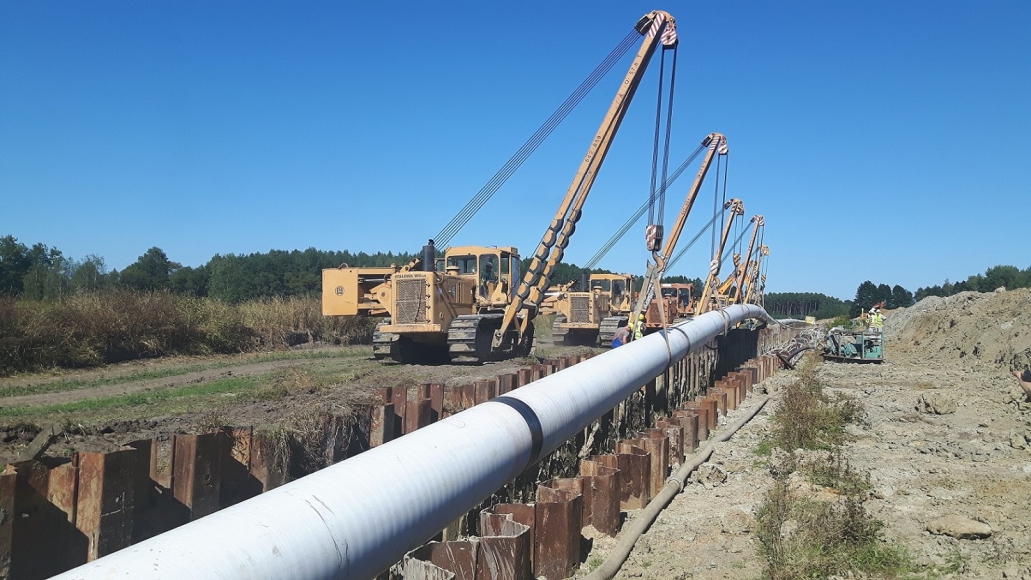 Construction and detailed design of gas pipeline in Poland