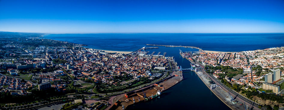 Leixões line and new road-rail terminal in Grande Porto, Portugal