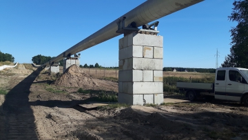 Pogorska Wola - Tworzen high pressure gas pipeline